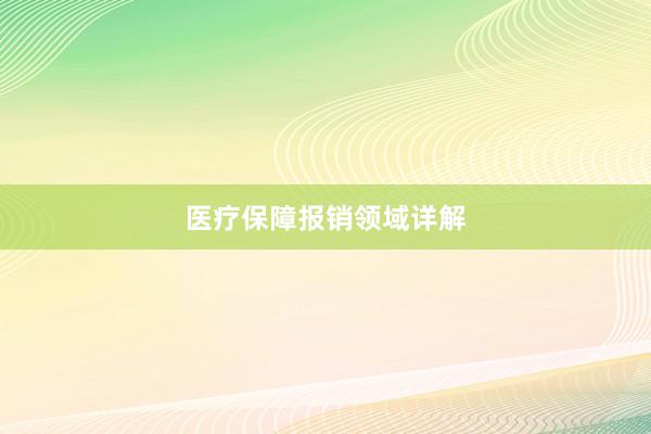 医疗保障报销领域详解